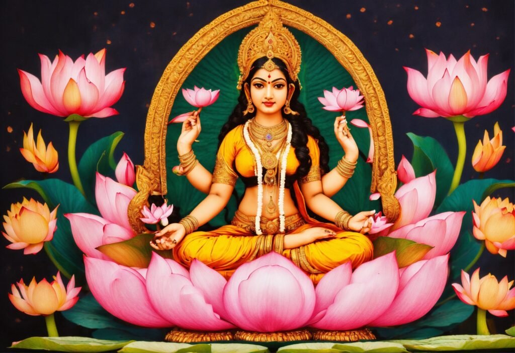 A-Hindu-folk-art-representation-of-Goddess-Lakshmi-1024x701 Shakti : Festival of Music and Dance
