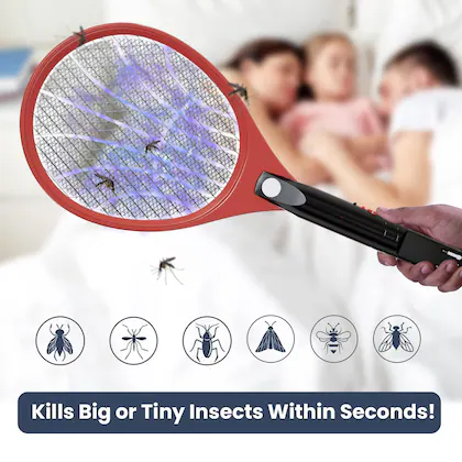 mascito-Bat Mosquito Bat Working Principle